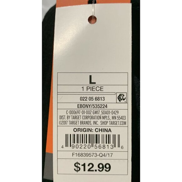 5 PACK - Large - Gilligan OMalley - Seamless Bandeau Bra - Black - Picture 4 of 5